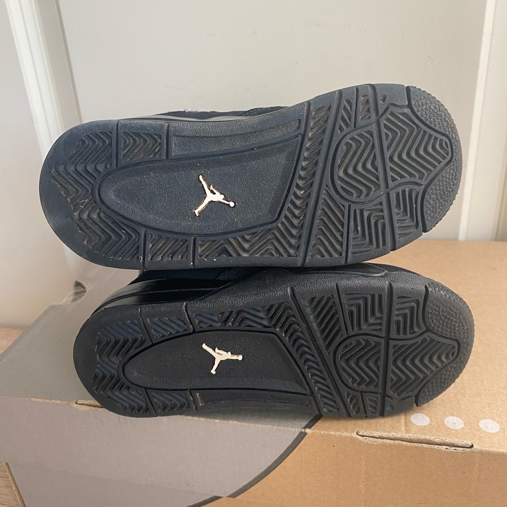 Jordan 4 Black Cat Toddler Sneakers- SZ 10 C - Picture 14 of 15